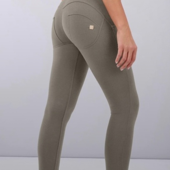 Freddy leggings - WRUP mid waist - military green 8/Large - Picture 2 of 7